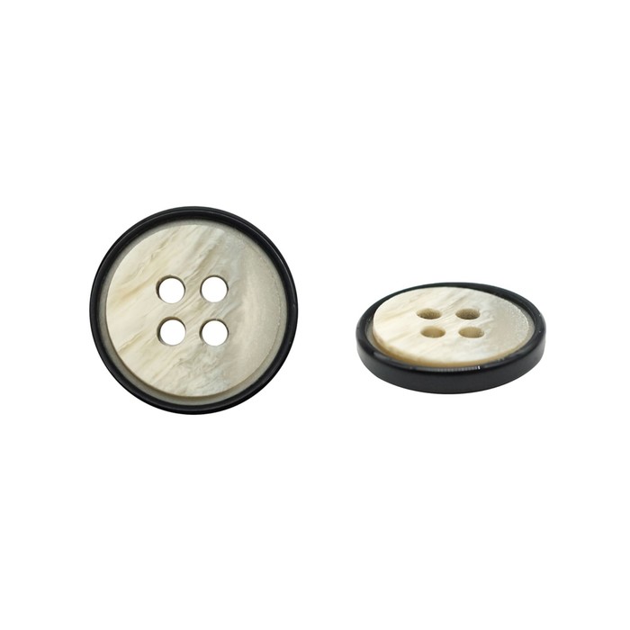 

Пуговица 24L (15 мм) 4 прокола (Beige (бежевый)), 48 шт