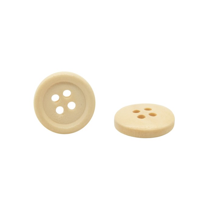 

Пуговица 24L (15 мм) 4 прокола (Beige (бежевый)), 72 шт