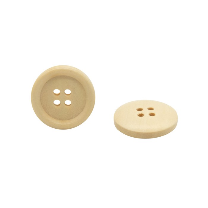 

Пуговица 32L (20 мм) 4 прокола (Beige (бежевый)), 36 шт