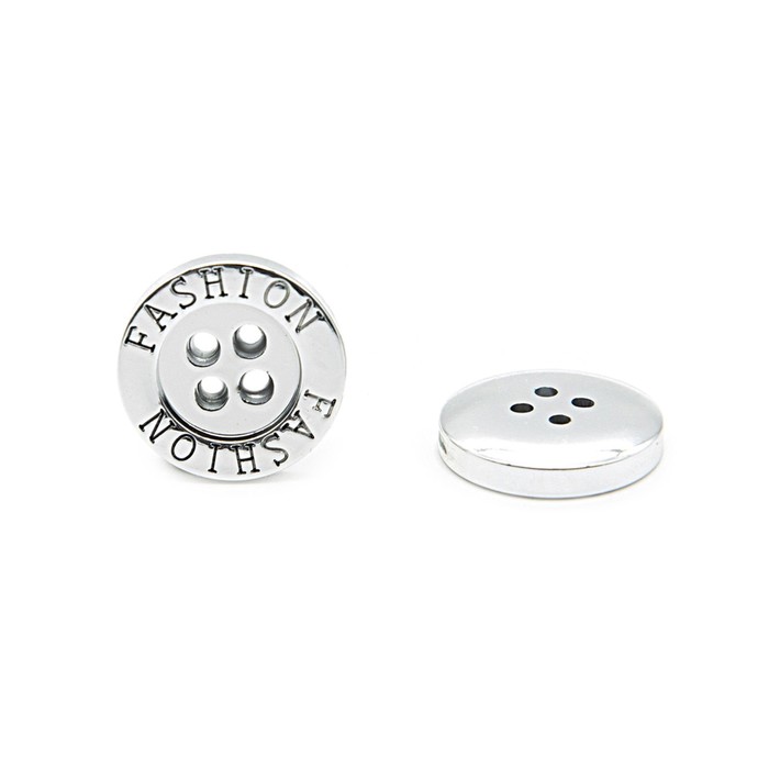 

Пуговица 32L (20 мм) 4 прокола (Silver (серебристый)), 24 шт
