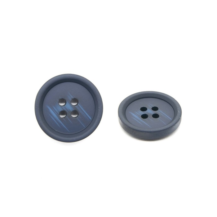 

Пуговица 34L (21 мм) 4 прокола (Blue (синий)), 24 шт
