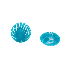 

Пуговица 34L (C349 голубая бирюза), 72 шт