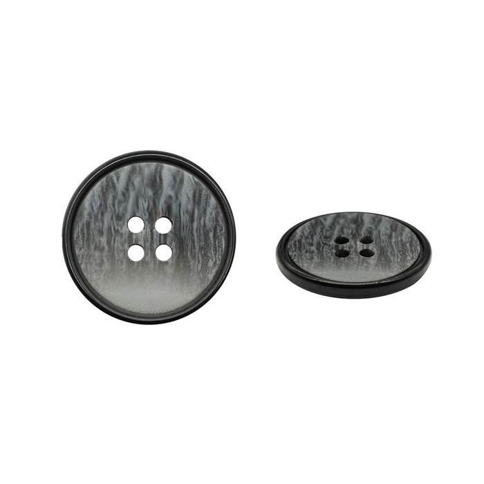 

Пуговица 40L (25 мм) 4 прокола (Black (чёрный)), 24 шт