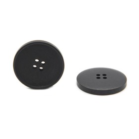 

Пуговица 40L (25 мм) 4 прокола (Black (чёрный)), 36 шт