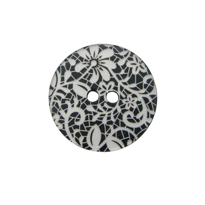 

Пуговица 44L, 2 прокола (Black (чёрный)), 12 шт