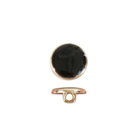 

Пуговица LA X-40 24L (Blk/Gold), 36 шт