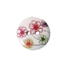 

Пуговица деревянная «Цветы» 15 мм (цвет 146), 100 шт