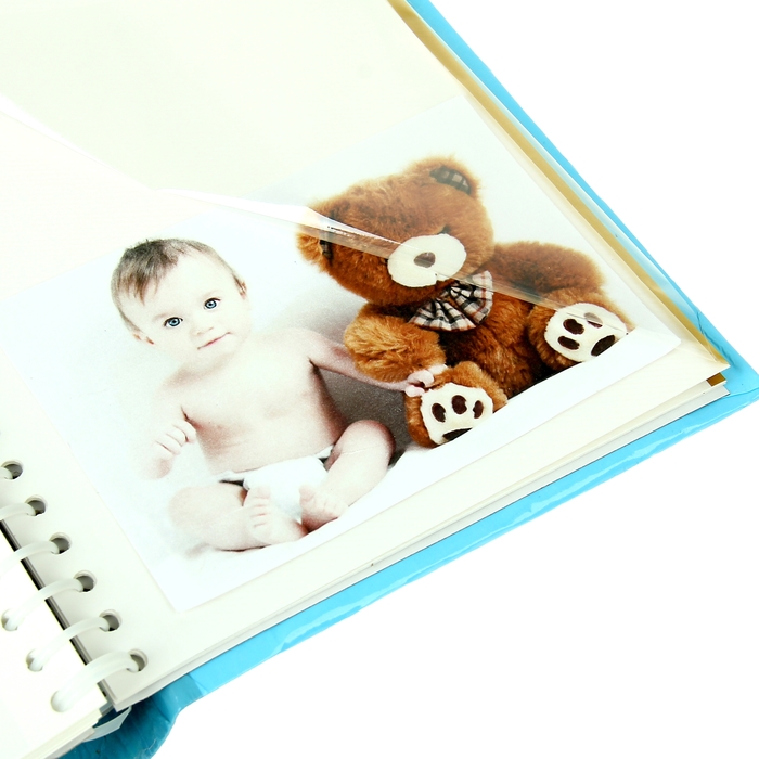 Фотоальбом магнитный на 20 листов "Мишки" МИКС