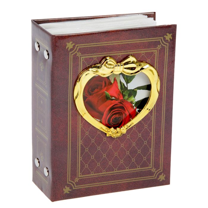 Фотоальбом на 96 фото 10х15 см "Авангард сердце" МИКС