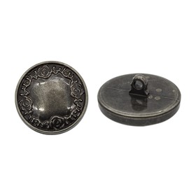 

Пуговица пальтовая на ножке (пластик), 34L (т.никель), 24 шт