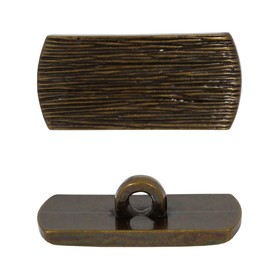 

Пуговицы 2,5x1,2см (антик), 6 шт