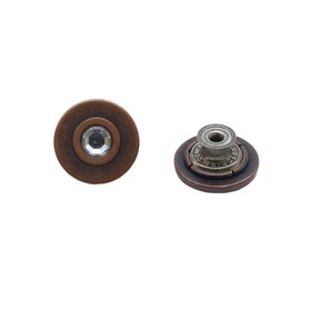 

Пуговица джинсовая, ломаная ножка, д-20 мм., медь страз, 10 шт