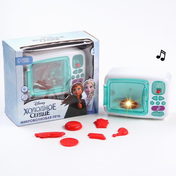 Микроволновая печь Frozen, Холодное сердце, звук, свет, бытовая техника игровой набор микроволновая печь фиксики с продуктами свет звук