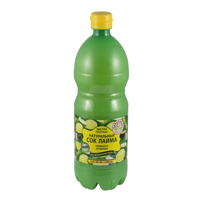 Натуральный сок лайма АЗБУКА ПРОДУКТОВ 1л лимонная заправка азбука продуктов 500мл