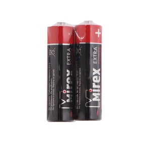 

Батарейка солевая Mirex, AA, R6-2S, 1.5В, спайка, 2 шт.