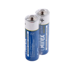 Батарейка алкалиновая Mirex, AA, LR6-2S, 1.5В, спайка, 2 шт. Ош