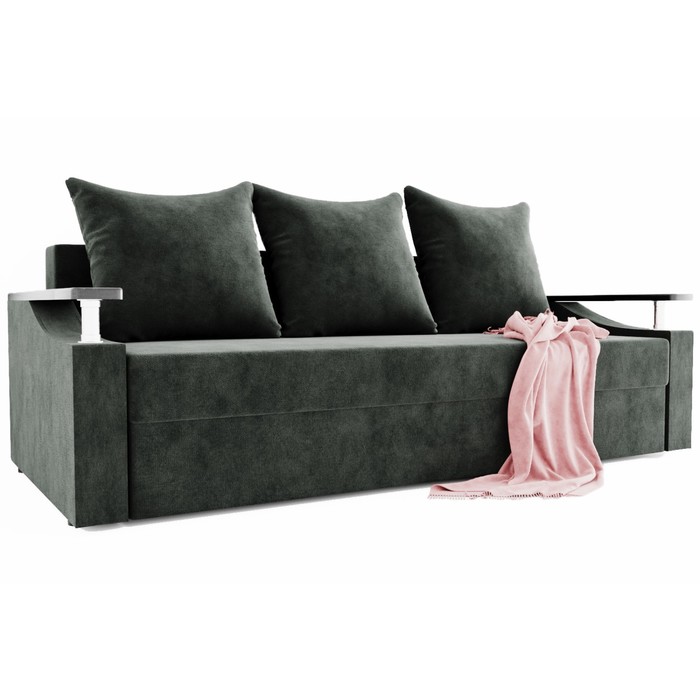 Прямой диван «Манго», механизм еврокнижка, ППУ, велюр, цвет селфи 07 диван прямой престиж еврокнижка ппу велюр цвет селфи 08