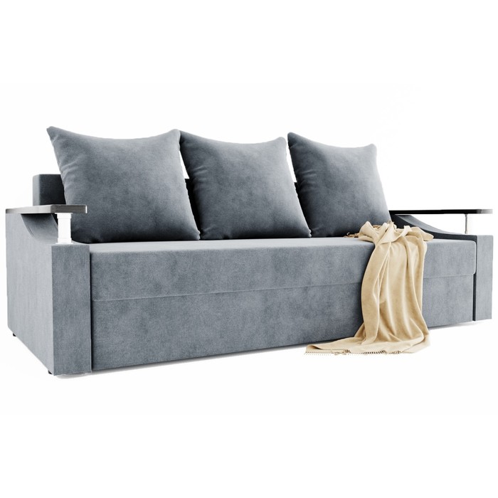 Прямой диван «Манго», механизм еврокнижка, ППУ, велюр, цвет селфи 15 диван прямой престиж еврокнижка ппу велюр цвет селфи 08