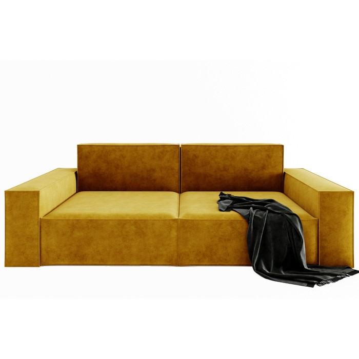 Прямой диван «Хилтон 1», механизм выкатной, велюр, цвет селфи 08 диван прямой хилтон next мини