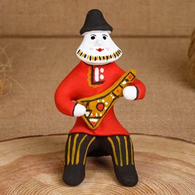 Сувенир «Мужик с балалайкой », 6×7×12 см, каргопольская игрушка