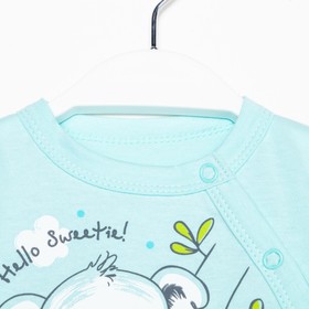 

Полукомбинезон (боди) детский, цвет голубой, рост 86 см