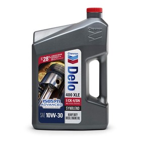 

Масло моторное CHEVRON DELO 400 XLE SYNBLEND 10W30 CK-4/SN, полусинтетическое, 3,785 л