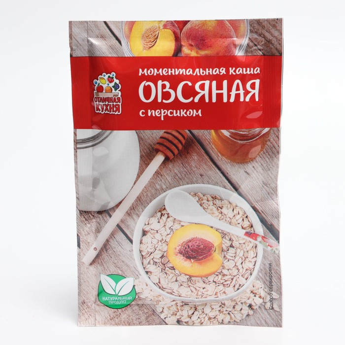 

Каша б/п Отличная Кухня овсянная Персик 40г