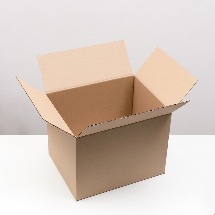 Коробка складная бурая 45 х 35 х 35 см коробка складная бурая 20 х 19 х 13 см