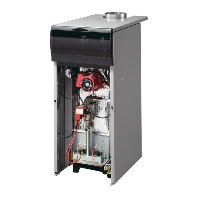 фото Котел газовый baxi slim 1.230 fin, напольный, с закрытой камерой