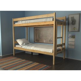 Двухъярусная кровать «Дюна», 80 × 190 см, массив сосны Ош