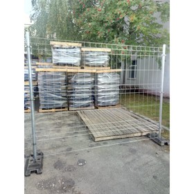 

Временное ограждение, 2,64 × 1,5 м, ячейка 235 × 110 мм, d = 4 мм, серебристое