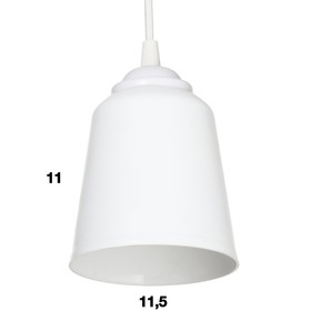 

Светильник 2441/1 E27 12Вт белый 10,8х10,8х11,5-111 см