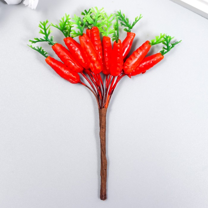 Декоративный букетик Рукоделие морковь