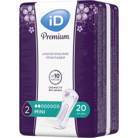 

Урологические прокладки iD Light Premium Mini 20 шт