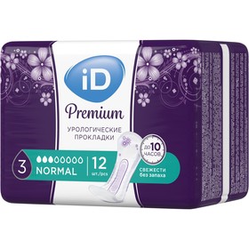 

Урологические прокладки iD Light Premium Normal 12 шт