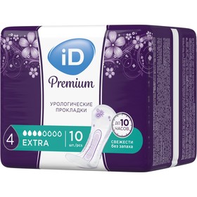 

Урологические прокладки iD Light Premium Extra 10 шт