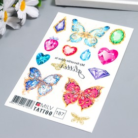 

Татуировка на тело "Камни" 10х15 см