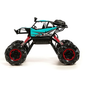 

Машина радиоуправляемая «Джип-акробат», 4WD полный привод, движение во всех направлениях, цвет голубой