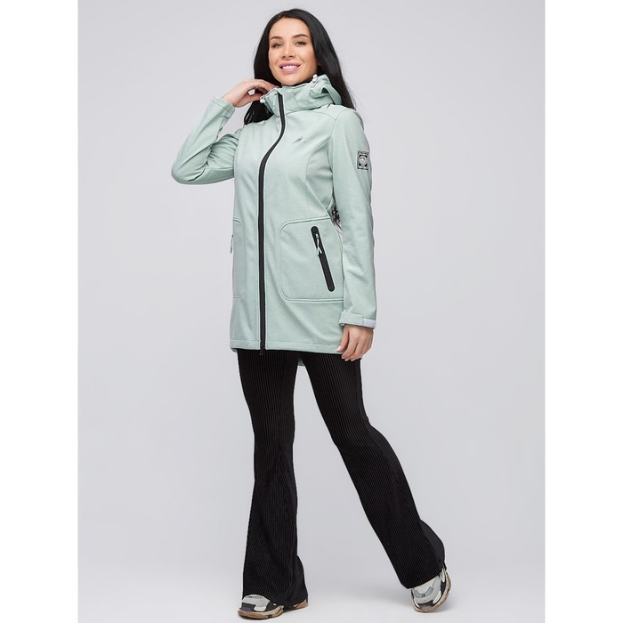 

Парка женская softshell салатового цвета, размер 50