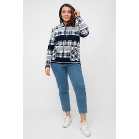 

Жакет женский, размер 56, цвет сине-белый