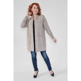 

Кардиган женский, размер 54, цвет кофе