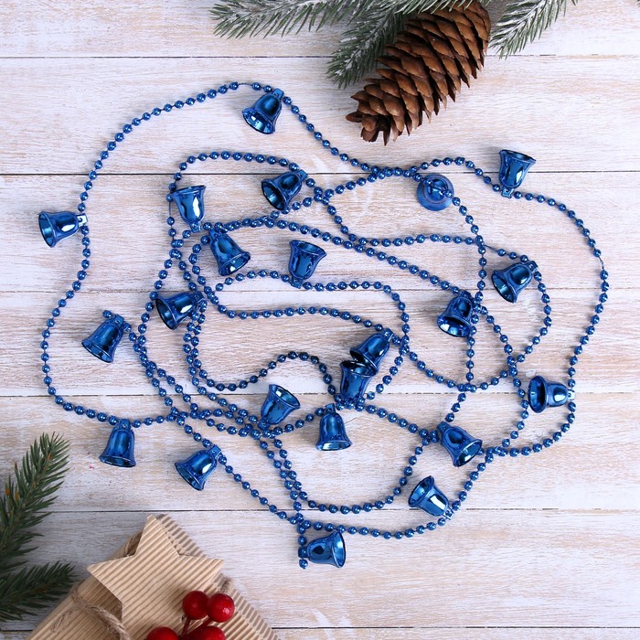 Бусы на ёлку "Колокольчики" микс