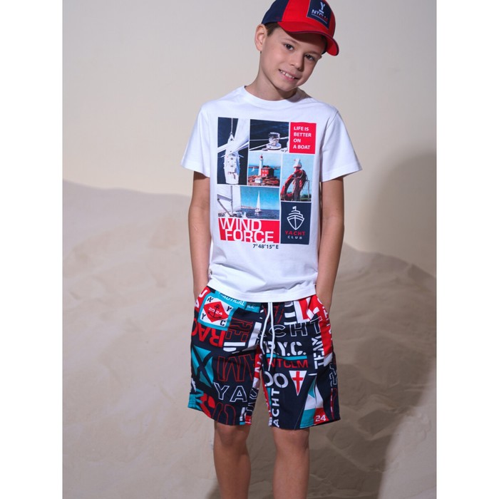 Плавательные шорты для мальчика, рост 170 см шорты для мальчика рост 170 см цвет песочный
