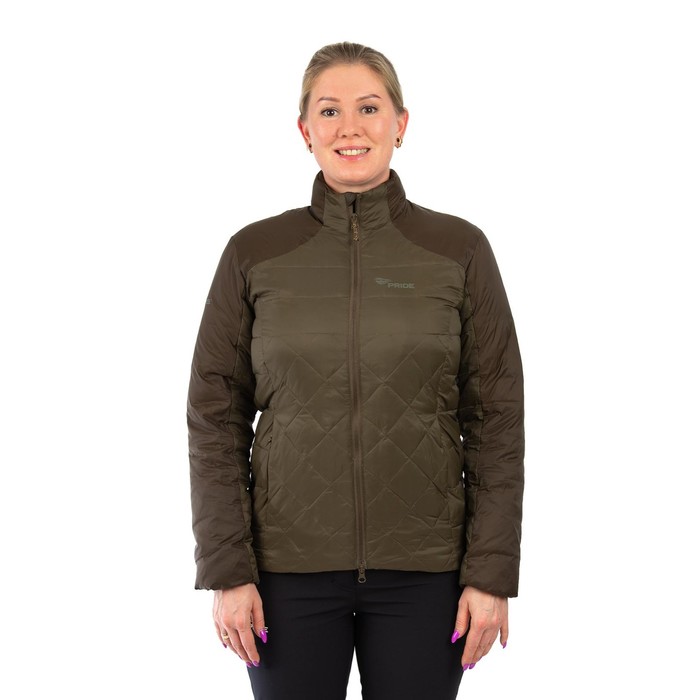 фото Куртка женская pride fossa, нейлон, коричневый, р-р 48-50 рост 158-164