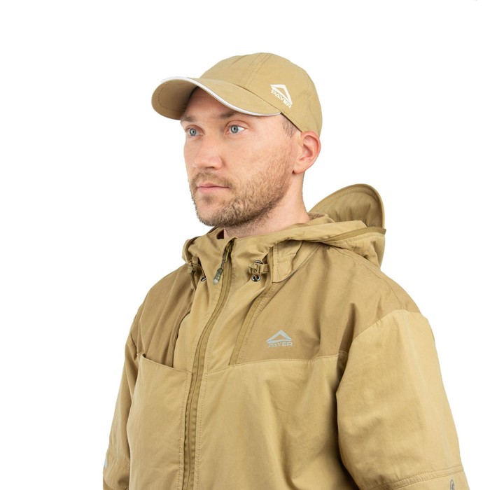 фото Бейсболка payer "элит-барьер", светлый беж