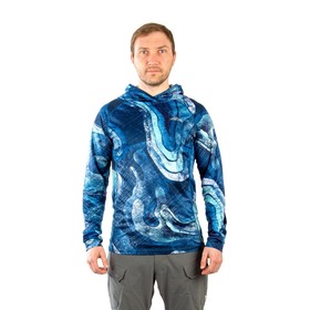 

Лонгслив с капюшоном GRAYLING "Sargan", рифы, GLSH-02RF р-р M