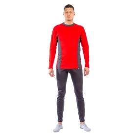 

Термобелье мужское GRAYLING "Baikal", флис-сэндвич, графит, красный, р-р 52-54 рост 182-188 789135