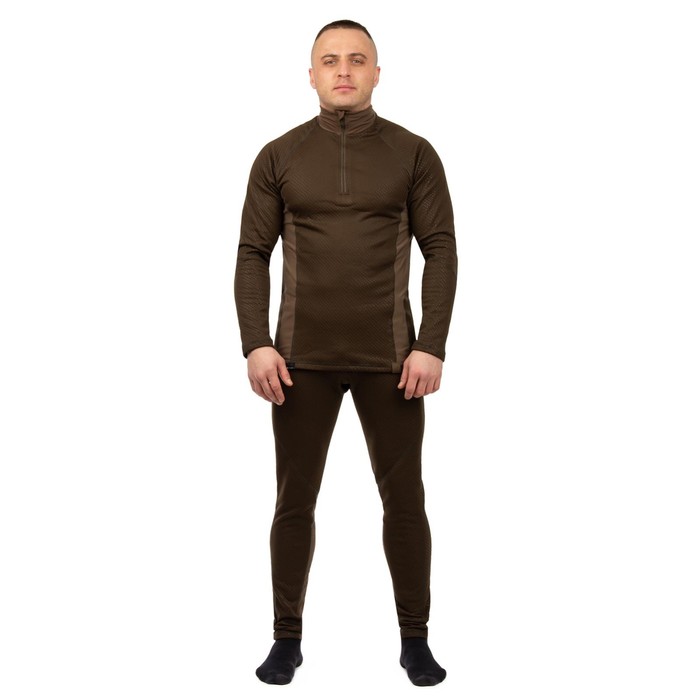 

Термокомплект мужской PRIDE "Hatsan", флис сэндвич, коричневый, р-р 48-50 рост 182-188