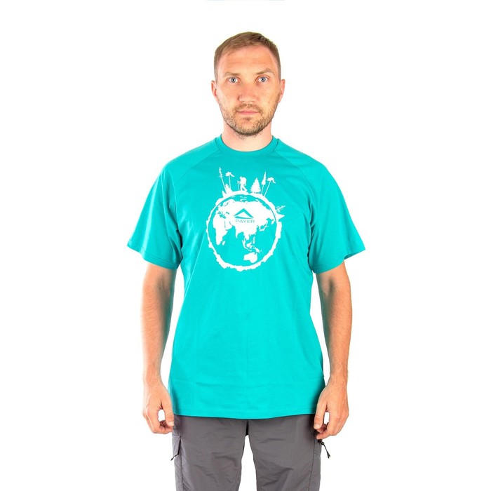 

Футболка PAYER World Tour, хлопок, тиффани, р-р XL