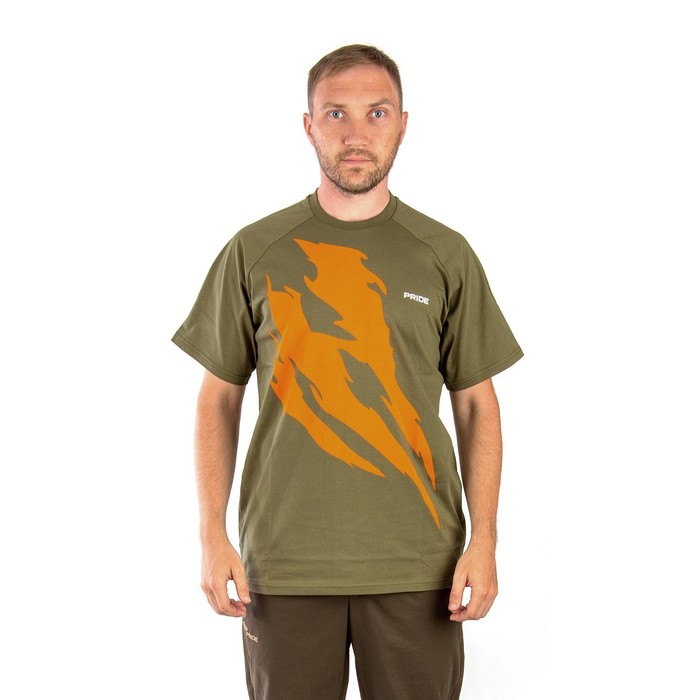 

Футболка PRIDE Claws, хлопок, хаки, р-р XL